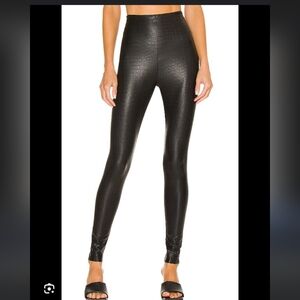 Commando Faux Leather Croc Leggings